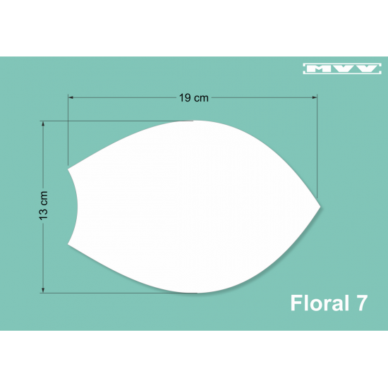 Модел Floral 7 - модул листо за цвете Модел Floral 7 - модул листо за цвете