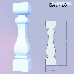 Декоративна балюстра BAL 10 Декоративна балюстра BAL 10
