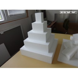 Блат за бутафорна торта - квадрат