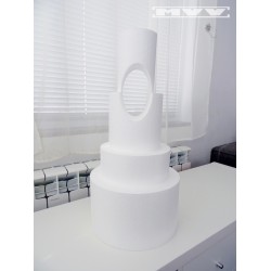 Блат за бутафорна торта - цилиндър с отвор