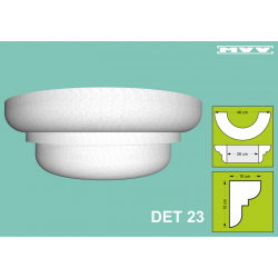 Капител / База DET 23 - 10x15 см Капител / База DET 23 - 10x15 см