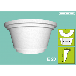 Капител / База E 20 - 12x24 см Капител / База E 20 - 12x24 см