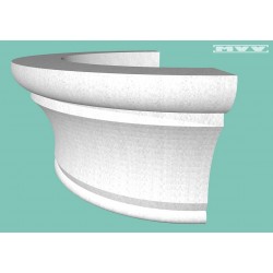 Капител / База G 2 - 5,5x14,5 см