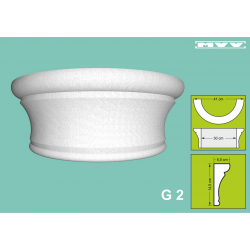 Капител / База G 2 - 5,5x14,5 см Капител / База G 2 - 5,5x14,5 см