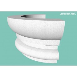 Капител / База IN 1 - 6x17,5 см