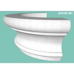 Капител / База KR 1-1 - 7x15 см