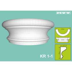 Капител / База KR 1-1 - 7x15 см