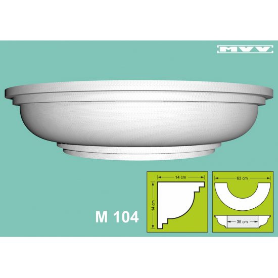 Капител / База M 5 - 22,5x28 см Капител / База M 5 - 22,5x28 см