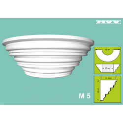 Капител / База MO 5 - 22,5x28 см