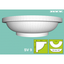 Капител / База SV 9 - 18x18 см