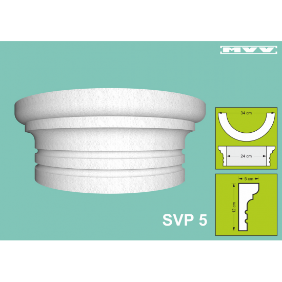 Капител / База SVP 5 - 5x12 см Капител / База SVP 5 - 5x12 см