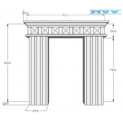 Декоративна камина 2-1