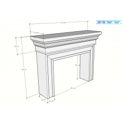 Декоративна камина 9