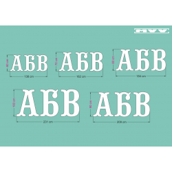 Обемни букви АБВ