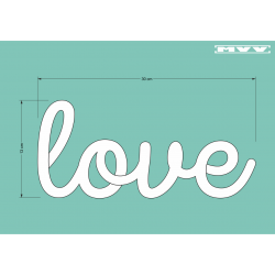 Ръкописен надпис love